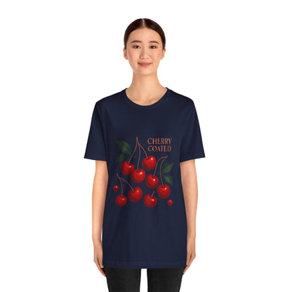 Cherry Coated Tee — Vintage Cherry Graphic T-Shirt