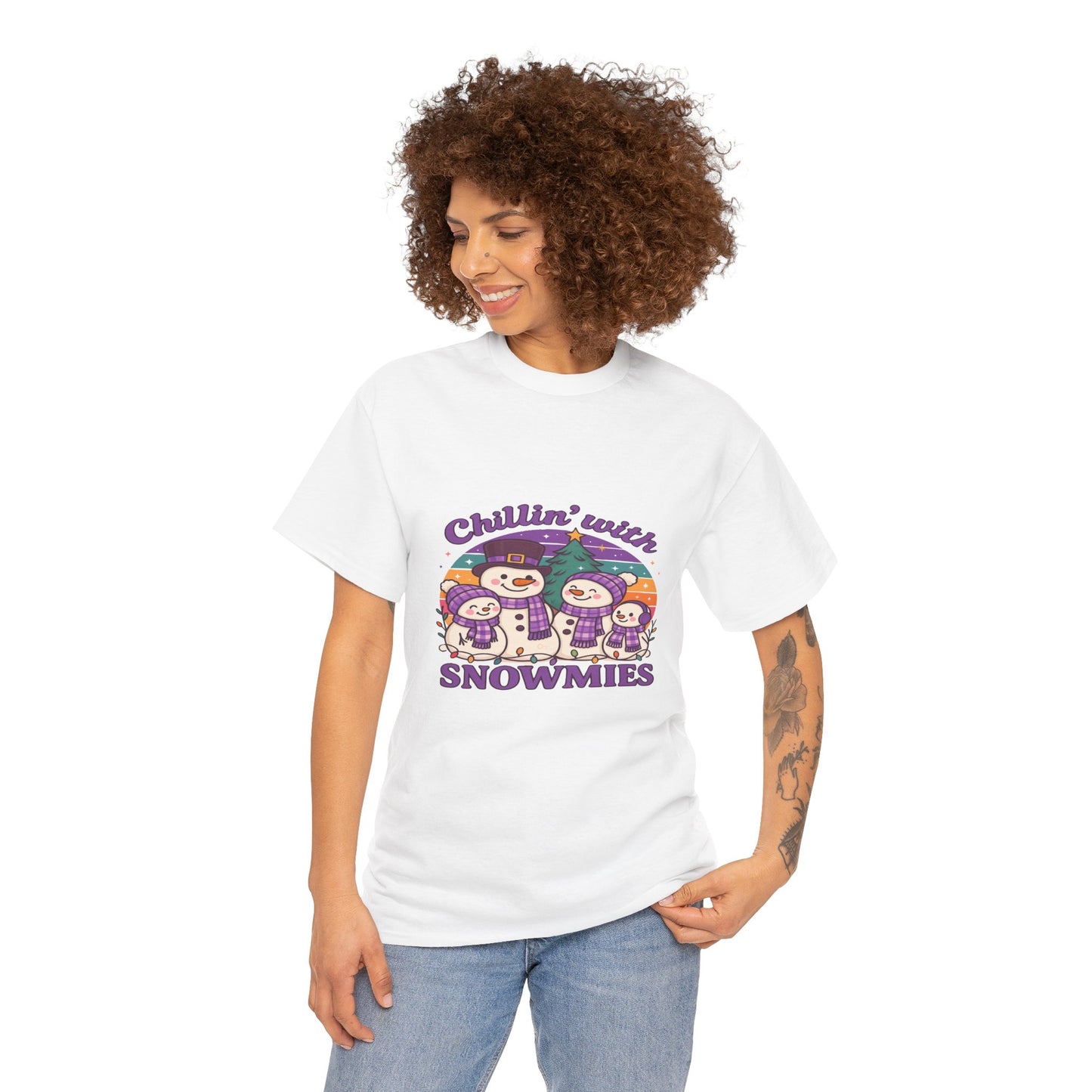 Snowman Tee - Chillin' with SNOWMIES