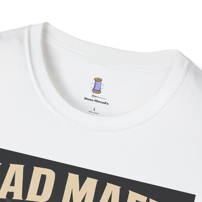 Bold Mad Mafia Graphic Tee, Unisex Softstyle T-Shirt, Streetwear Top, Gift for Him, Fashion Statement Tee, Casual Everyday Wear