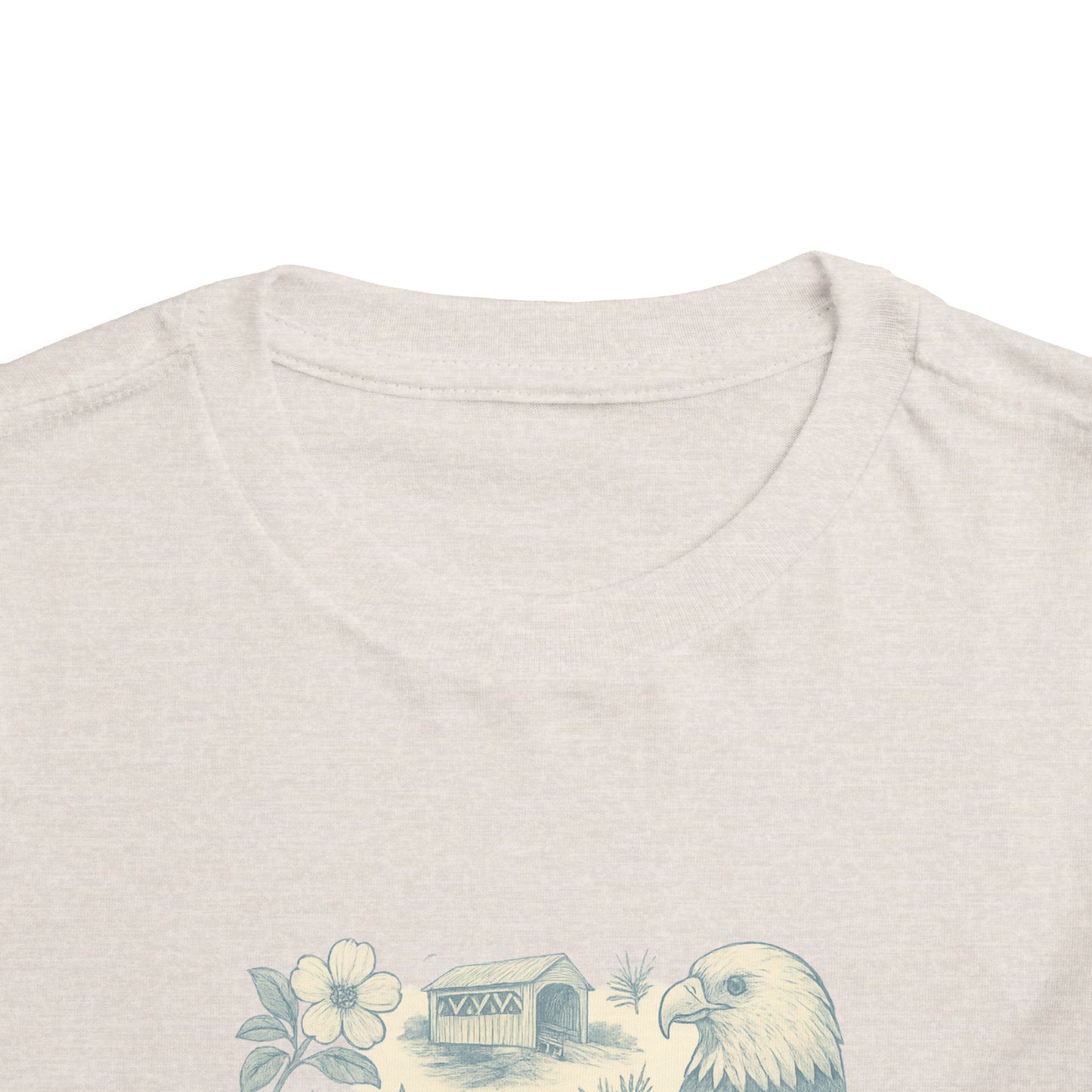Toddler Tee - NC Landmarks Vintage First in Flight Design