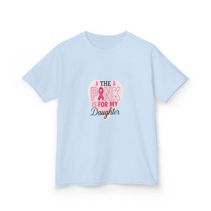 Pink Dinosaur Daughter Tee - Breast Cancer Awareness