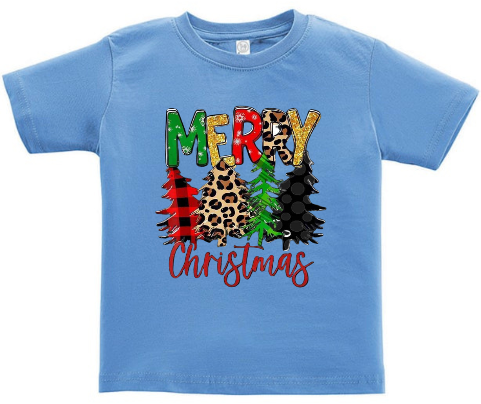 Merry Christmas Trees 2 Kid T-Shirt