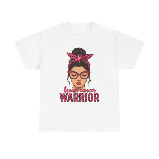 Breast Cancer Warrior Tee - Pink Ribbon Support