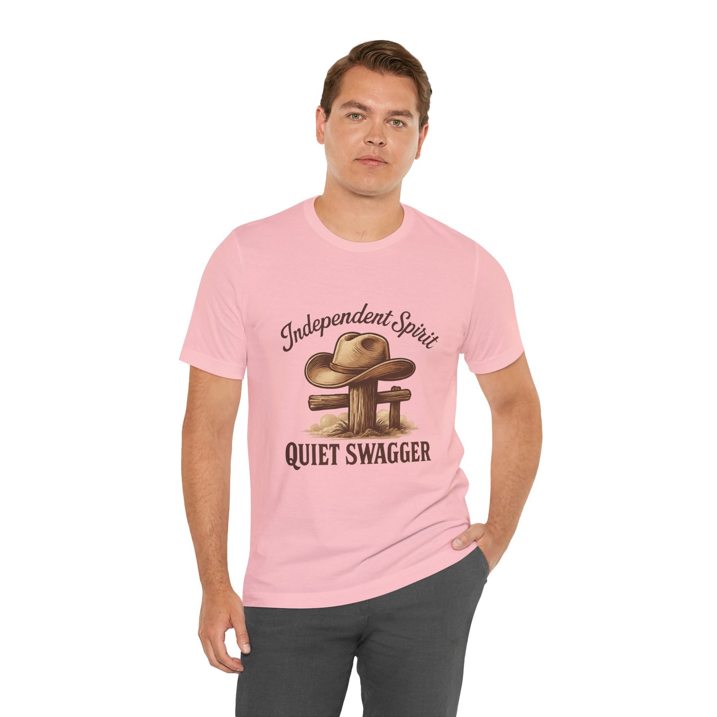 Quiet Swagger Cowboy Tee — Independent Spirit Western T-Shirt