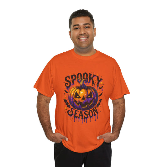 Spooky Season Jack O Lantern Halloween Tee