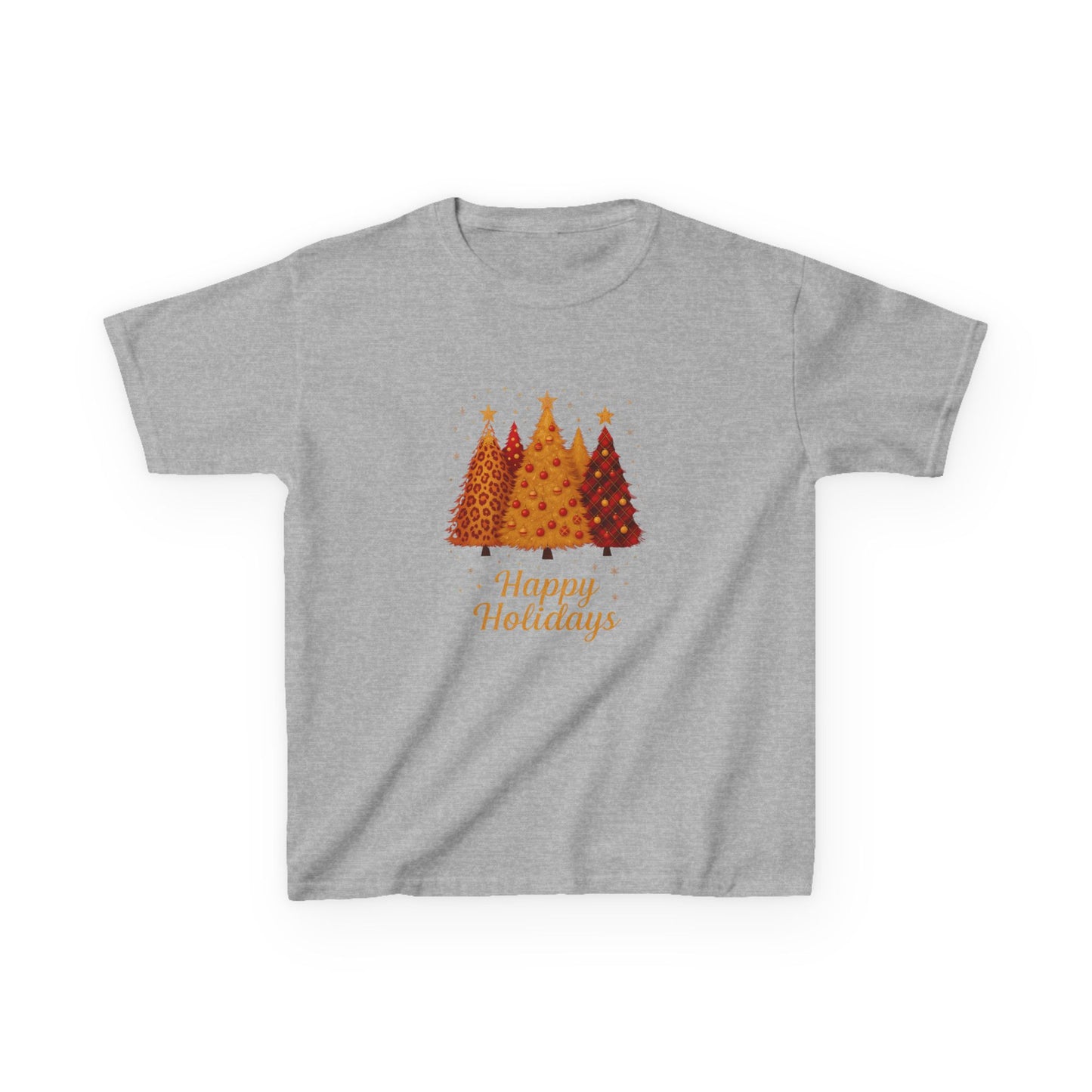 Dino Happy Holidays Tee - Festive Dinosaur Christmas Shirt