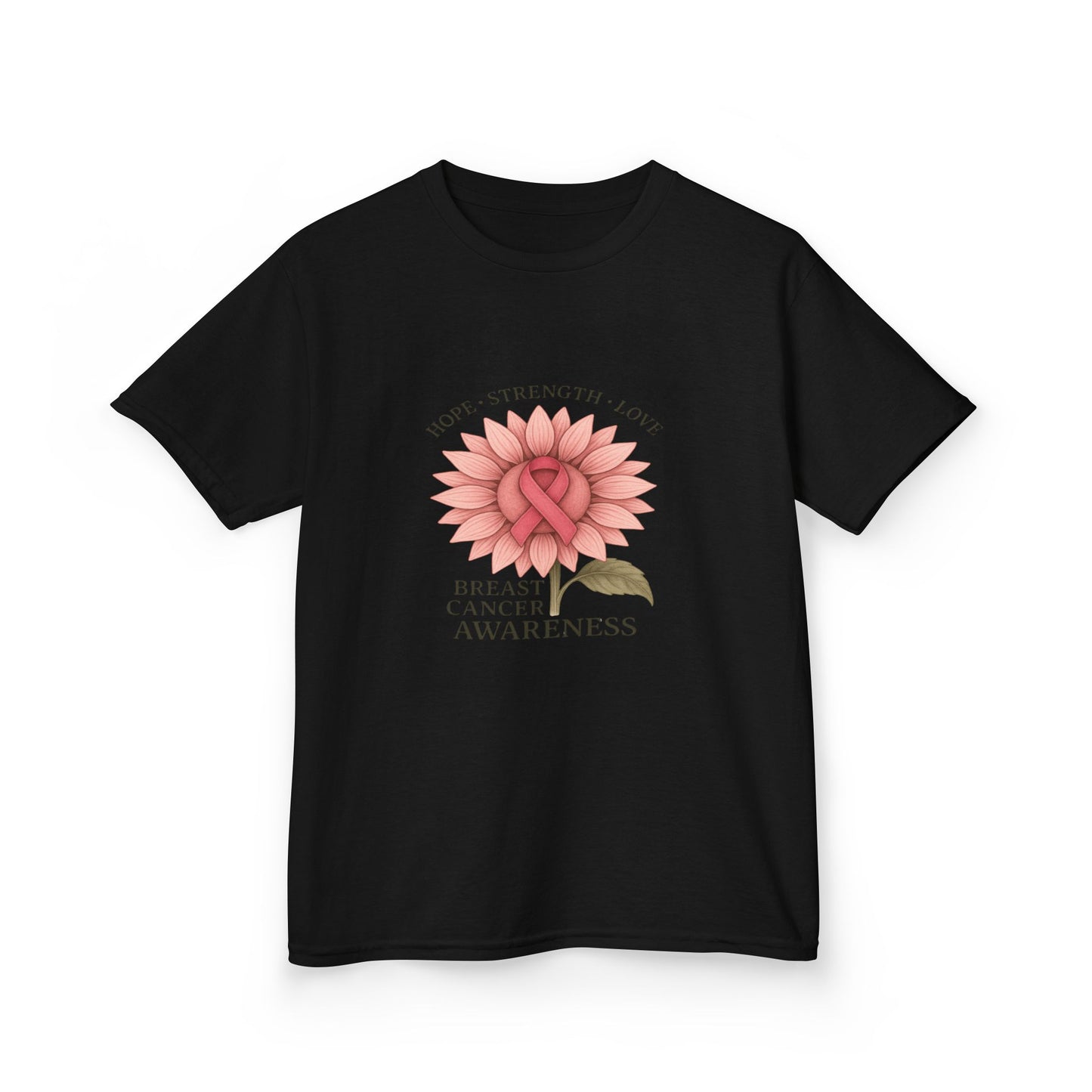 Breast Cancer Awareness Dino Tee - Hope, Strength, Love