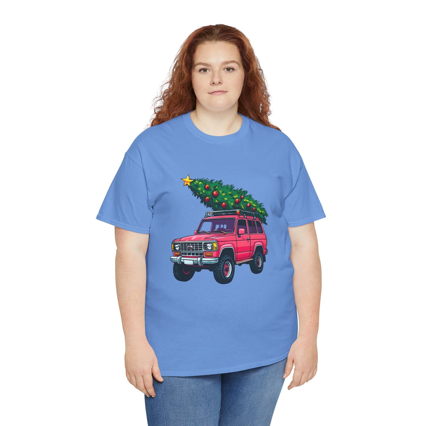 Pink SUV Christmas Tree Tee