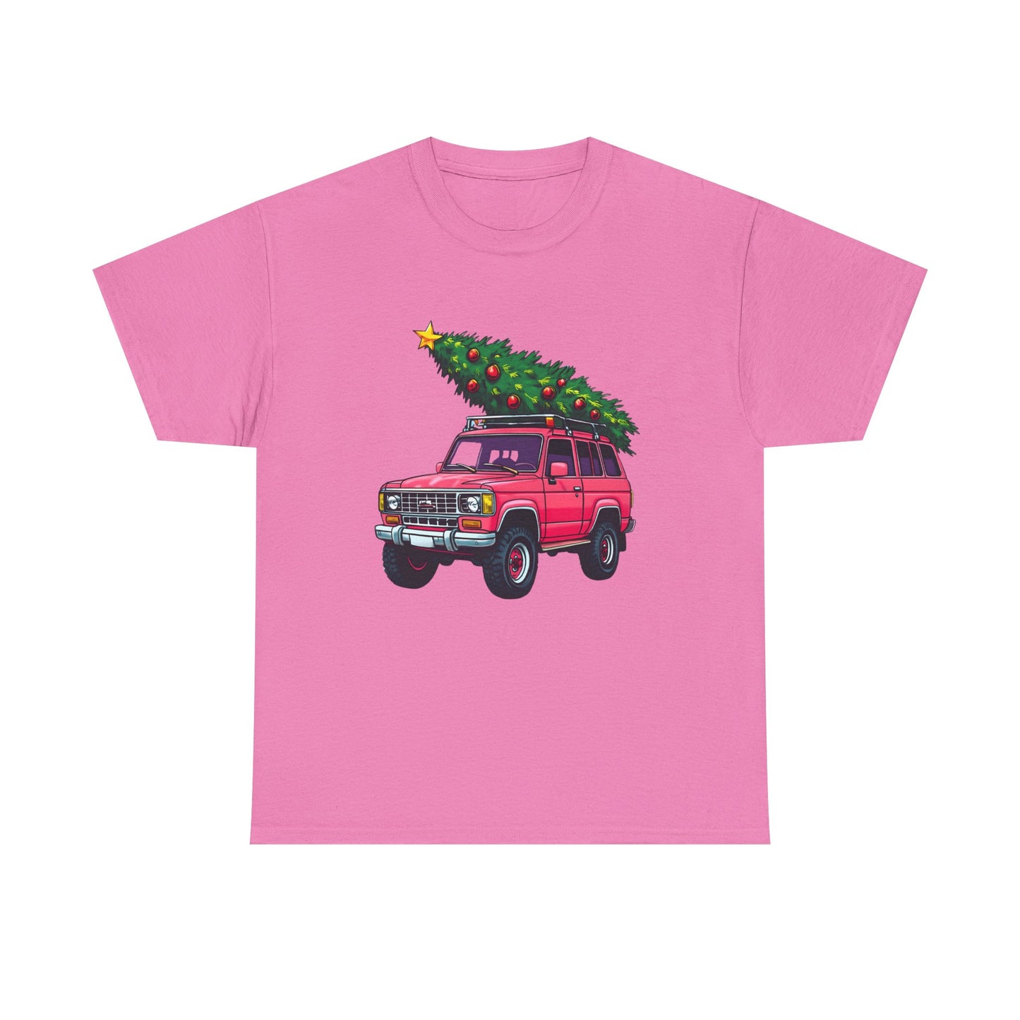 Pink SUV Christmas Tree Tee