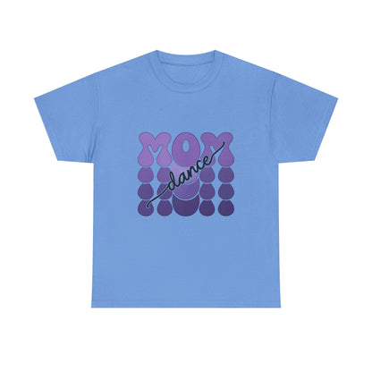 MOM Dance – Purple Letter Stage Spirit Tee