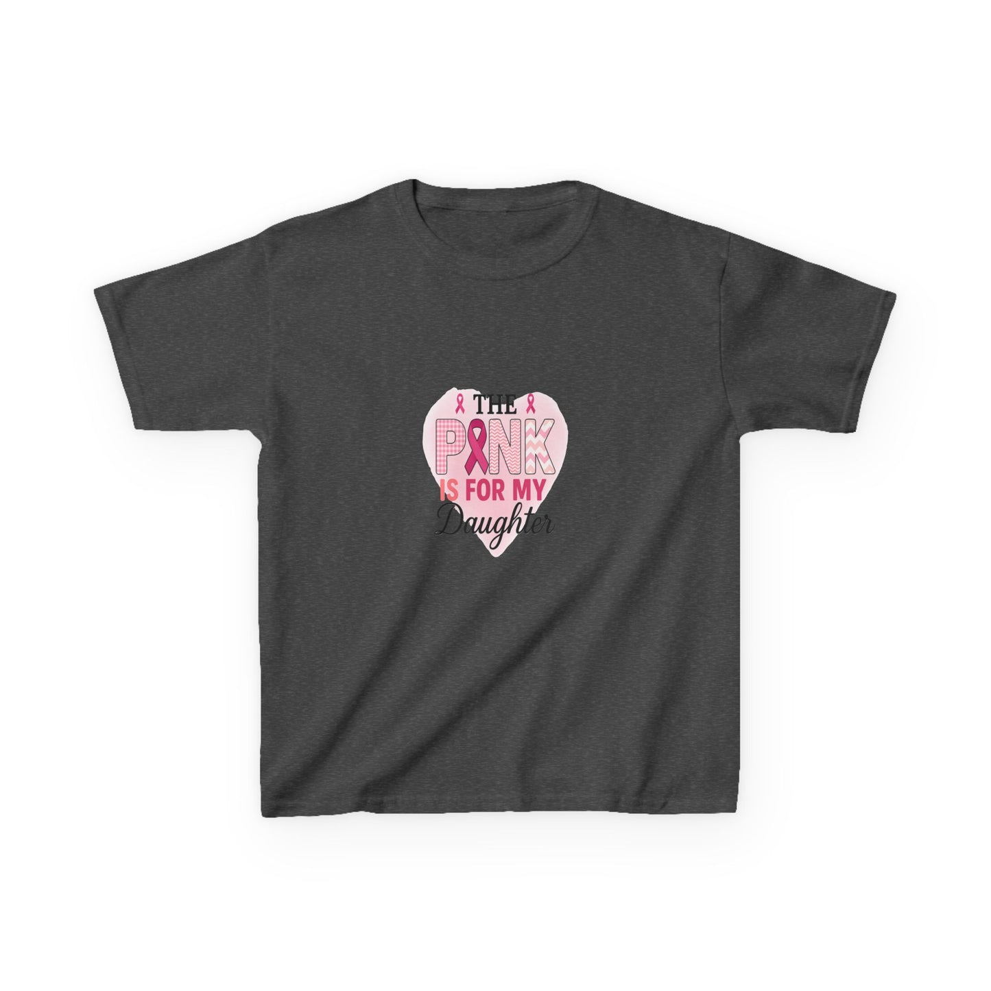 Pink Dinosaur Daughter Tee - Breast Cancer Awareness