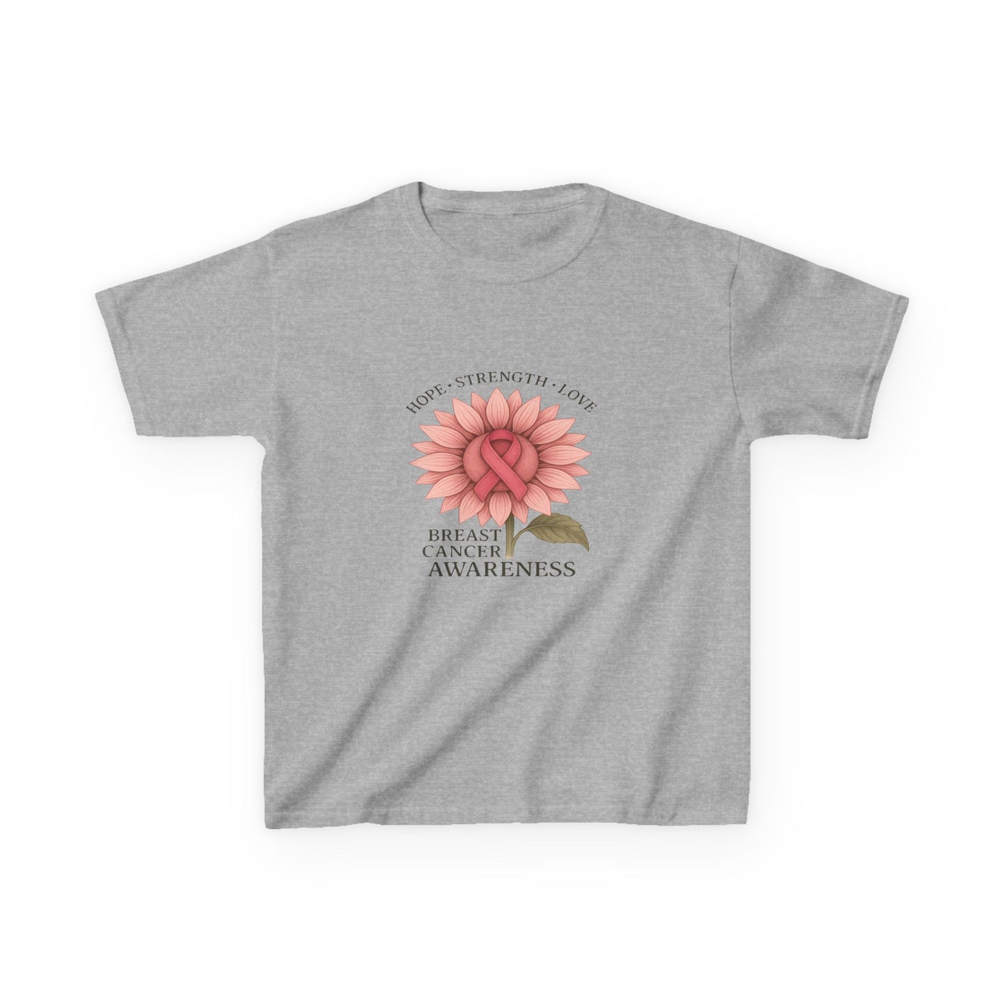 Breast Cancer Awareness Dino Tee - Hope, Strength, Love