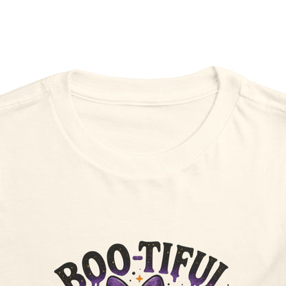 Boo-tiful Ghost Halloween Toddler Tee