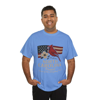NC Pride: Cardinal, Dogwood & State Flag Tee