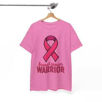 Breast Cancer Warrior Pink Ribbon Tee