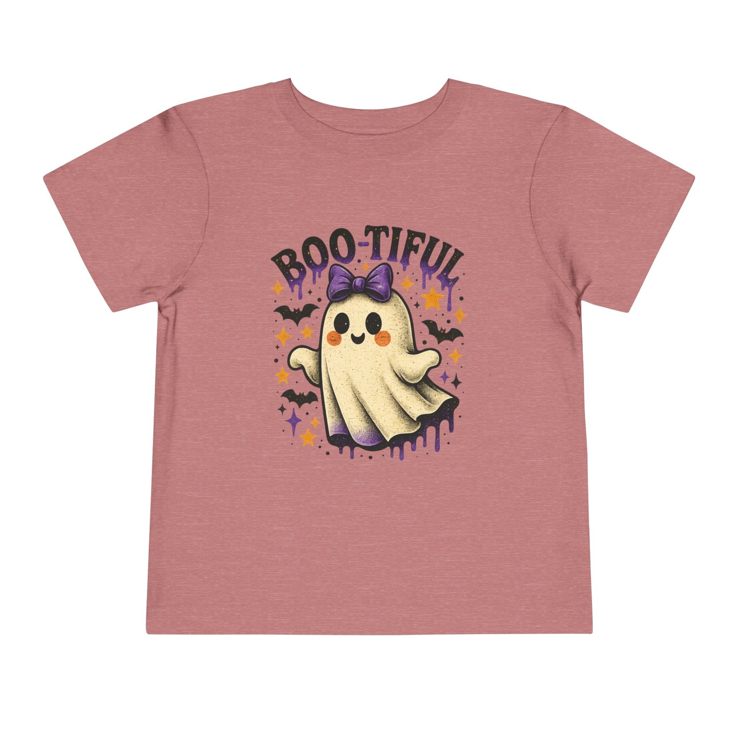Boo-tiful Ghost Halloween Toddler Tee