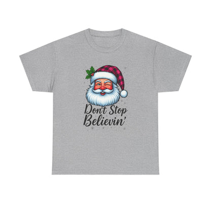 Santa Believin' Pink Holiday Tee