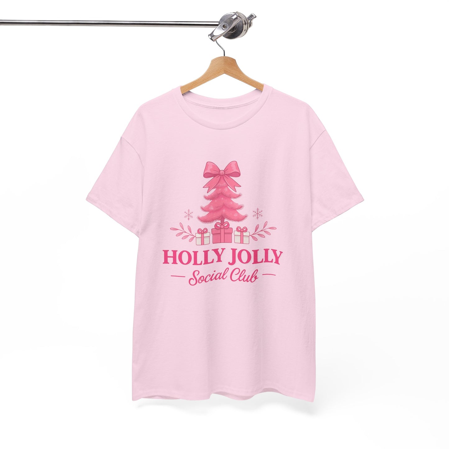 Holly Jolly Pink Tree Tee