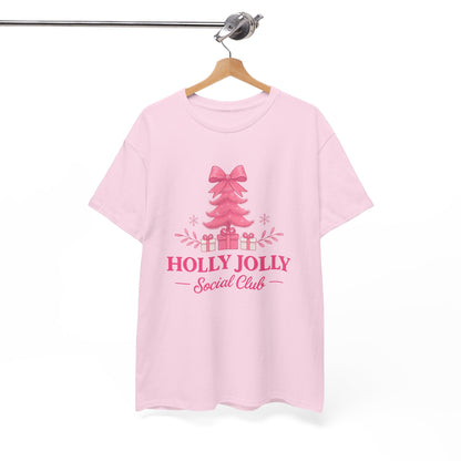Holly Jolly Pink Tree Tee