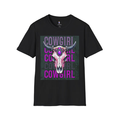 Stylish Cowgirl T-Shirt, Graphic Tee, Gift for Her, Western Apparel, Casual Wear, Festival Outfit, Vintage Cowgirl Style