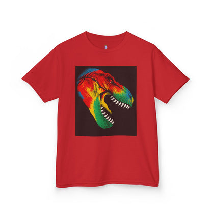 Colorful Dinosaur Kids Tee, Fun T-Shirt for Boys and Girls, Perfect for Birthdays, Playdates, Gifts, and Holiday Celebrations