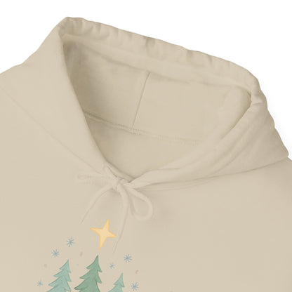 Holiday Hoodie - "Peace on Earth" Christmas Tree Pullover
