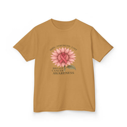 Breast Cancer Awareness Dino Tee - Hope, Strength, Love