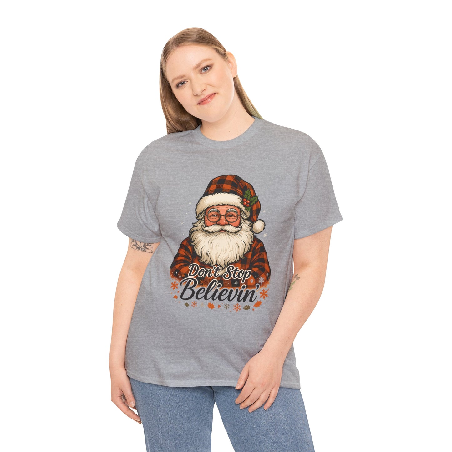 Santa Believes: Don't Stop Believin'  Tee