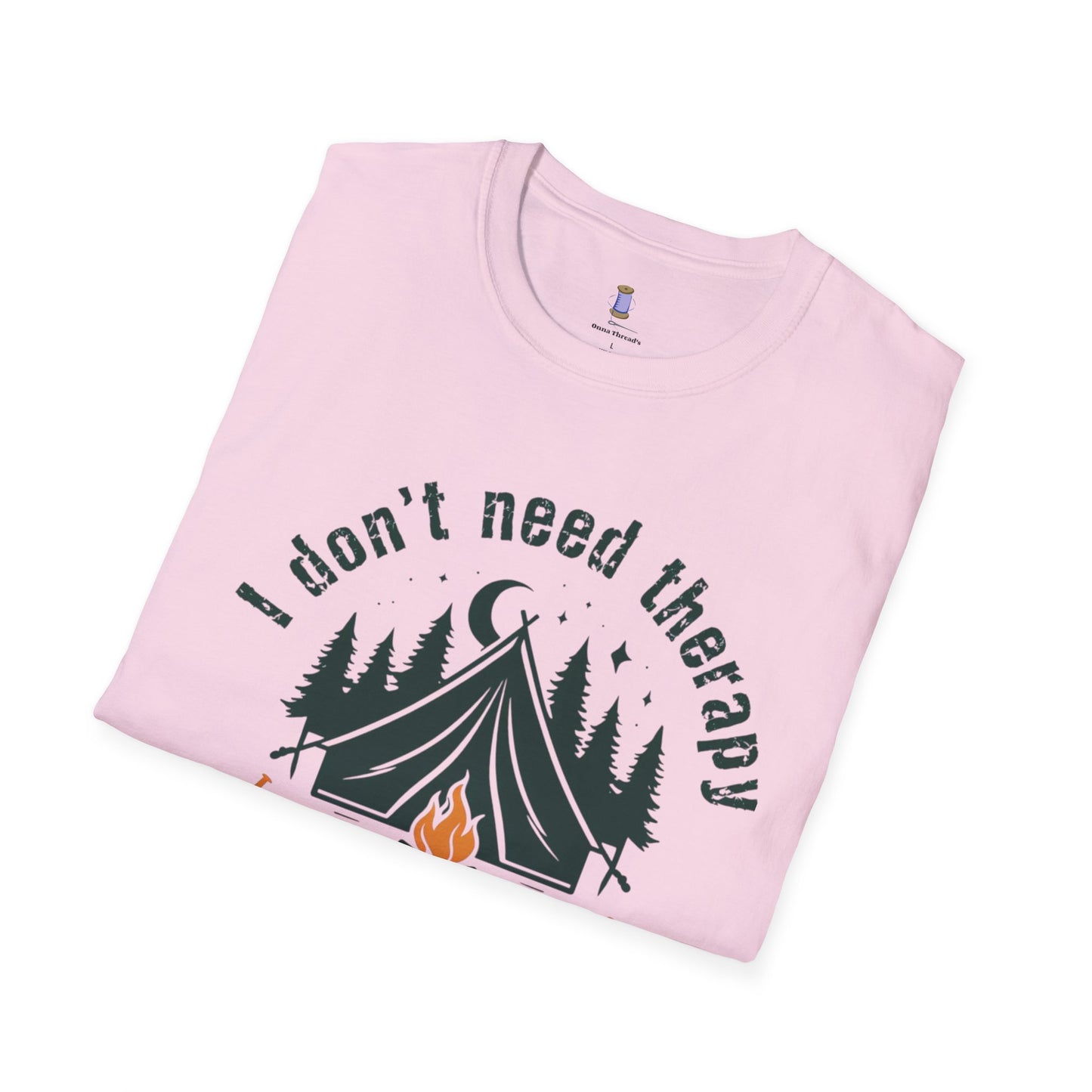 Camping Therapy Unisex T-Shirt | Outdoor Enthusiast Gift | Nature Lover Tee | Adventure Shirt | Camping Apparel