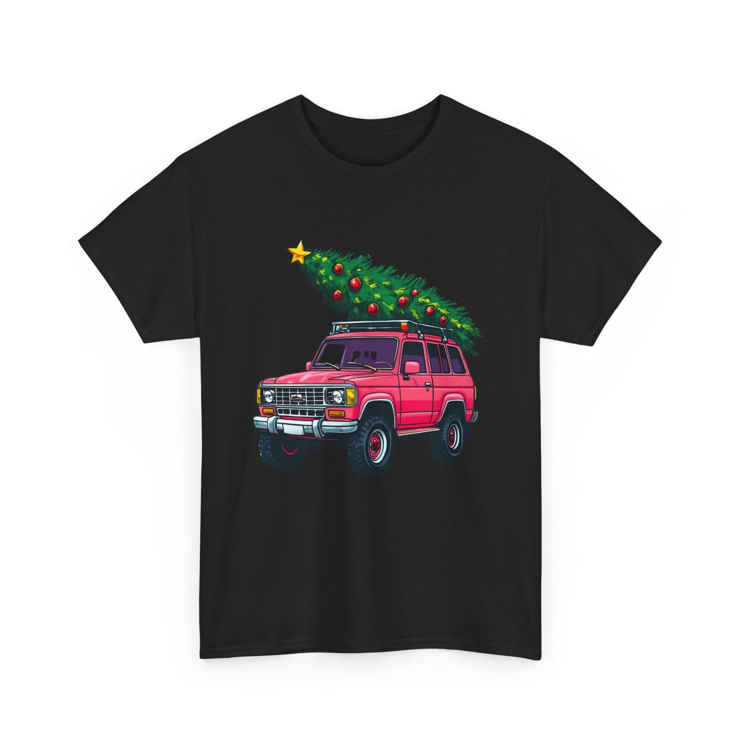 Pink SUV Christmas Tree Tee