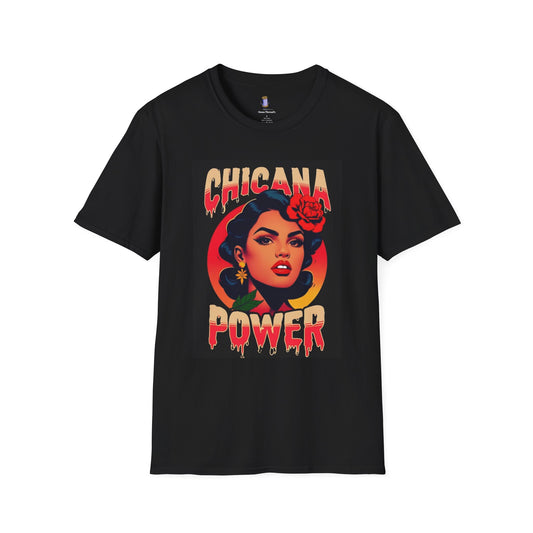 Chicana Power Unisex T-Shirt | Empowerment Tee, Gift for Activists, Cultural Pride, Vintage Style Shirt, Everyday Wear