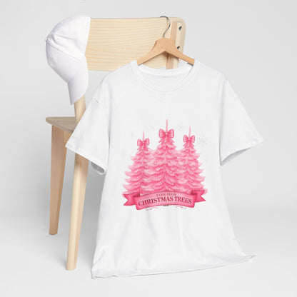 Farm Fresh Pink Christmas Tree Tee