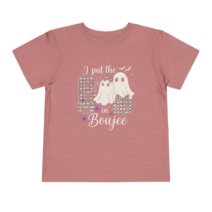 Boujee Halloween Toddler Tee: I Put the B in Boujee