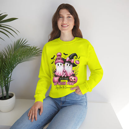 Boo-tiful Breast Cancer Awareness Halloween Crewneck
