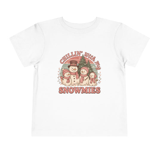 Chillin' Snowmies Toddler Christmas Tee