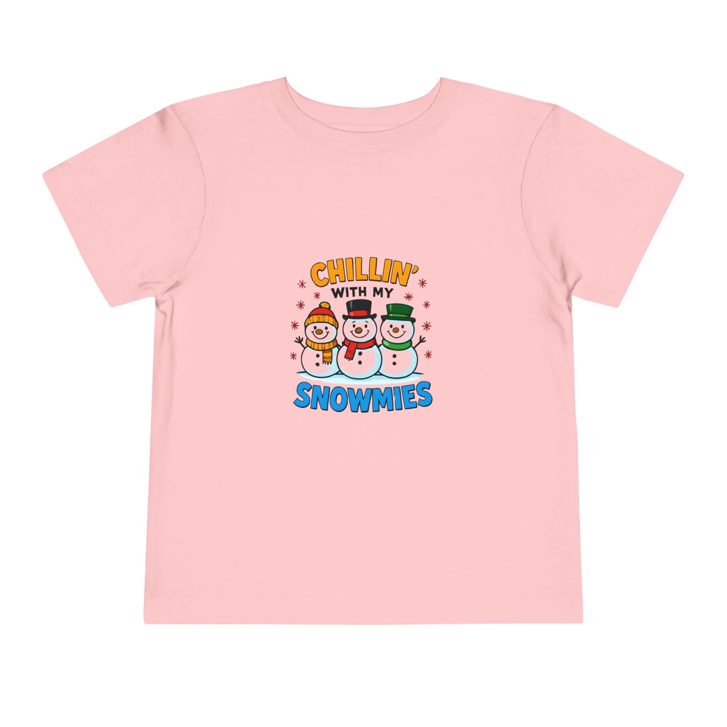 Chillin' with My Snowmies Toddler Christmas Tee