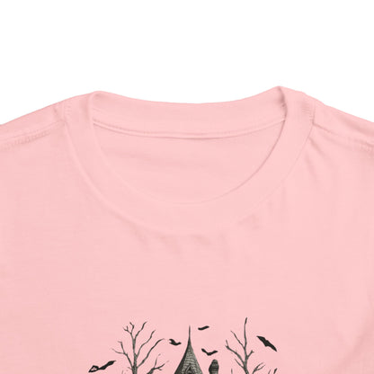 Spooky Halloween House Toddler Christmas Tee