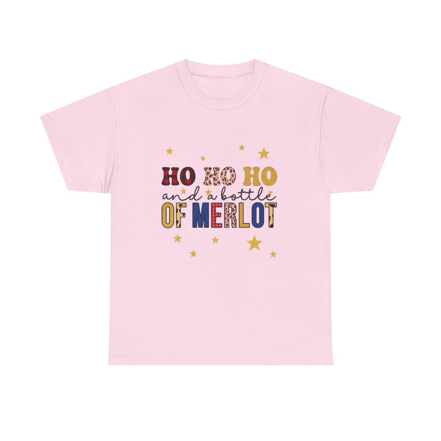 HO HO HO & Merlot Christmas Tee