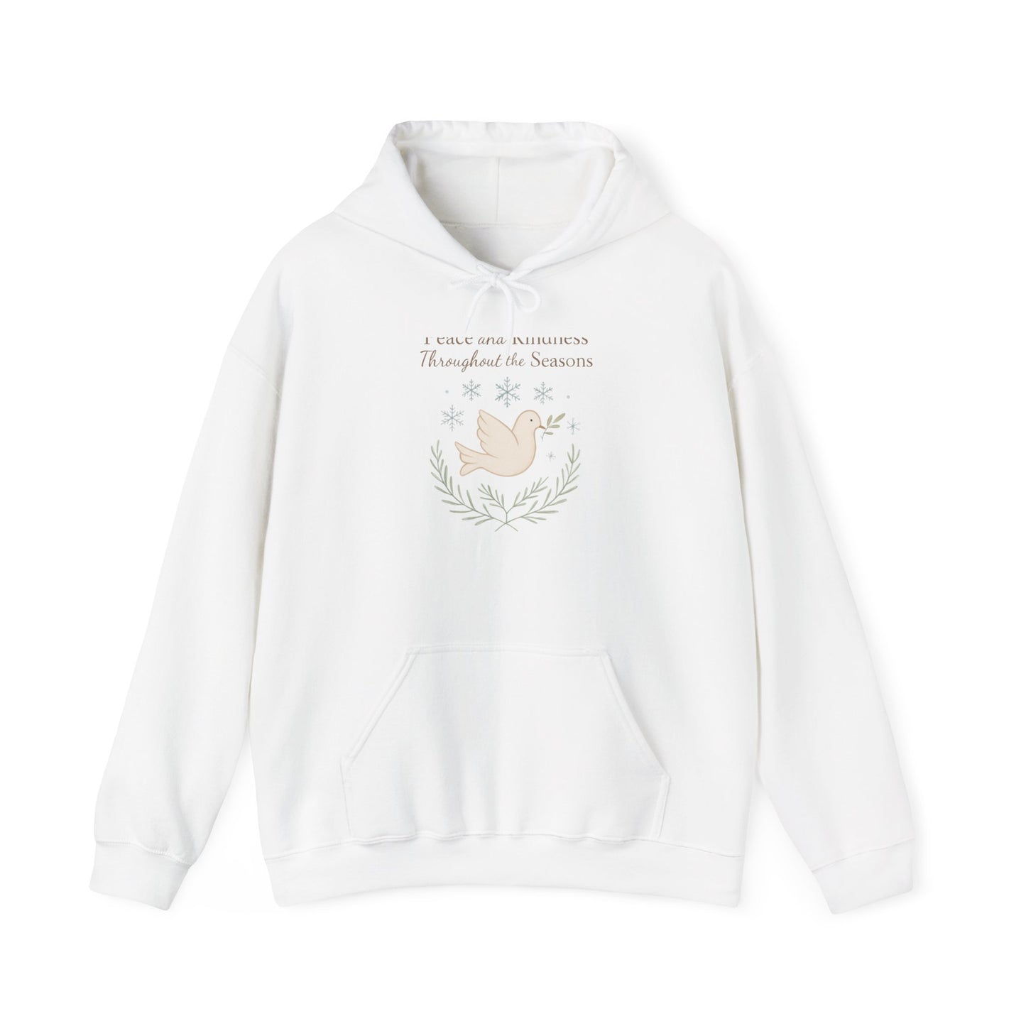 Holiday Peace Dove Hoodie — "I will not mention Thanksgiving Season" Cozy Pullover