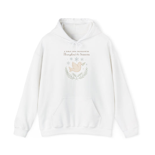Holiday Peace Dove Hoodie — "I will not mention Thanksgiving Season" Cozy Pullover