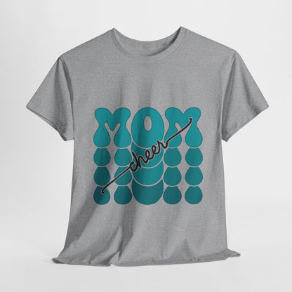 MOM Cheer – Turquoise Spirit Tee