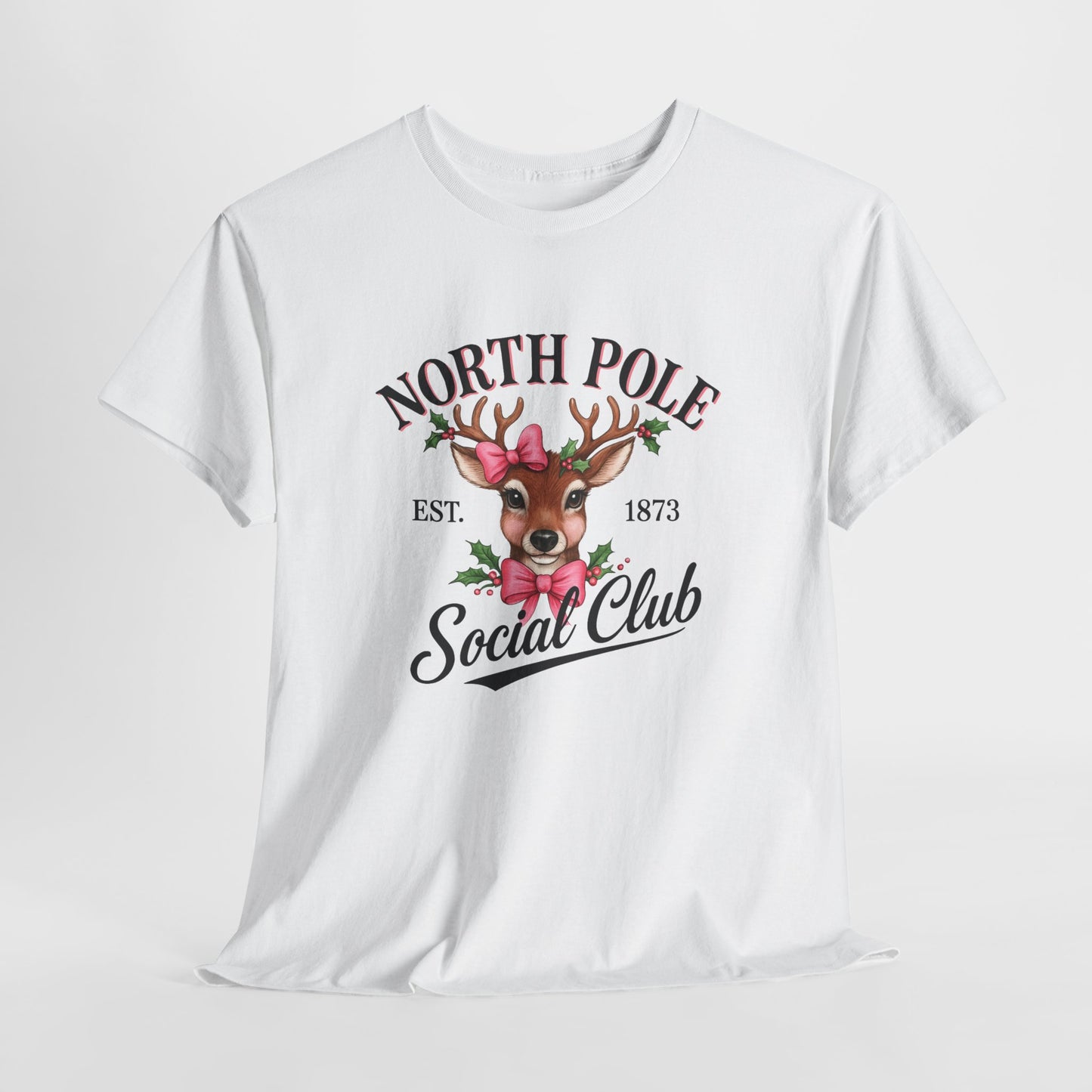 North Pole Social Club Reindeer Tee