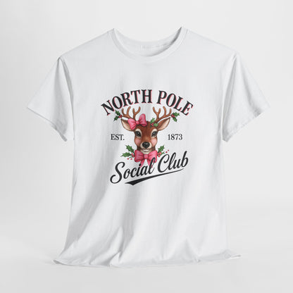 North Pole Social Club Reindeer Tee