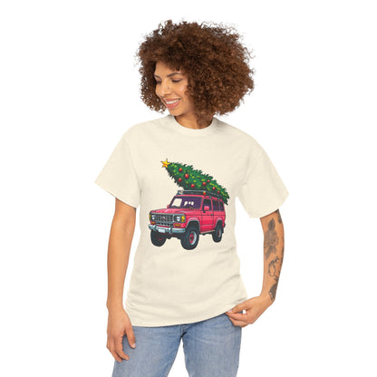 Pink SUV Christmas Tree Tee