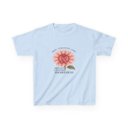 Breast Cancer Awareness Dino Tee - Hope, Strength, Love