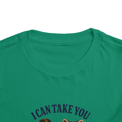 Raccoon Bike Ride Toddler Christmas Tee