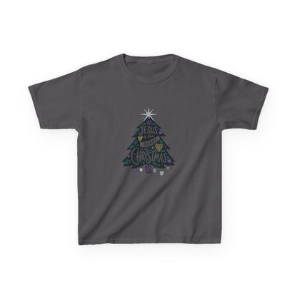 Jesus is the Heart of Christmas Tee - Dinosaur Kids Shirt