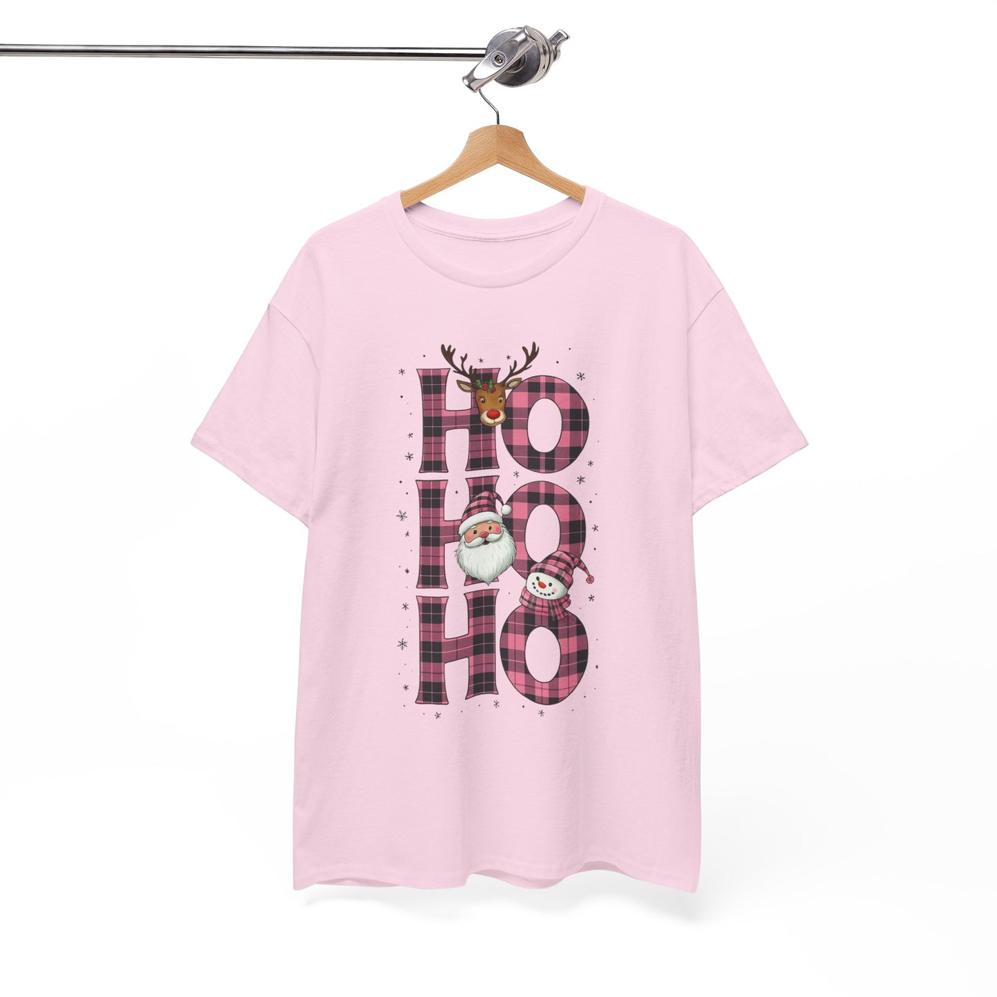 Ho Ho Ho Plaid Holiday Tee