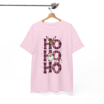 Ho Ho Ho Plaid Holiday Tee
