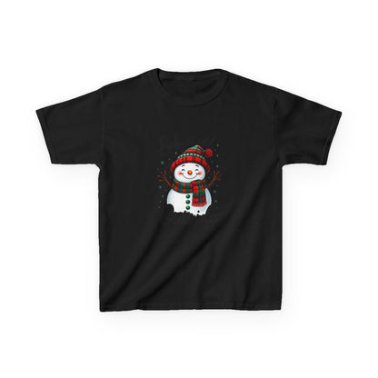 Baby It's Cold Outside Snowman Dinosaur Kids Tee